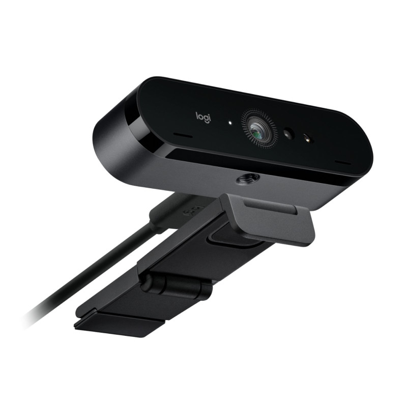 Webcam logitech brio 4k ultra hd 13mp nero [960-001746]