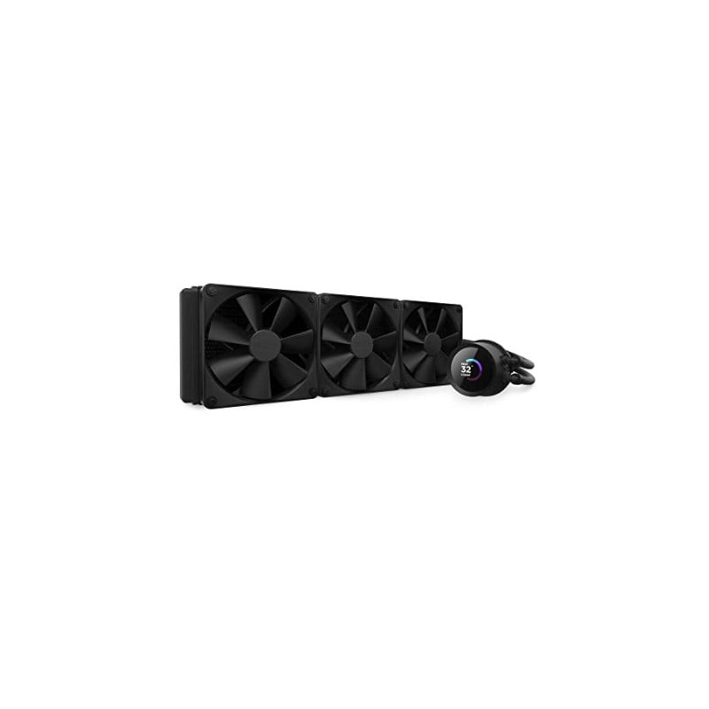 Dissipatore cpu a liquido nzxt kraken plus 360 3x120mm nero [rl-kn360-b2]