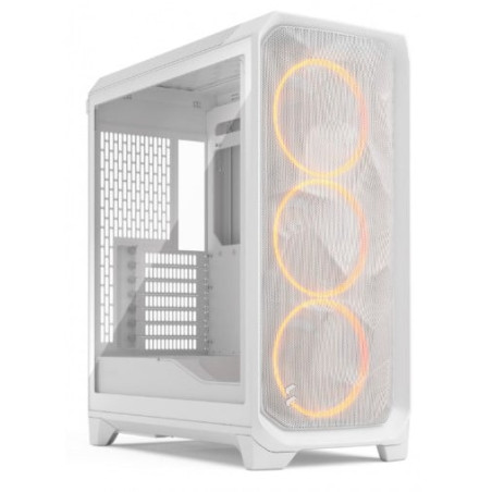 Case fractal design meshify 3 rgb tg midi tower atx 50l bianco [fd-c-mes3a-07]