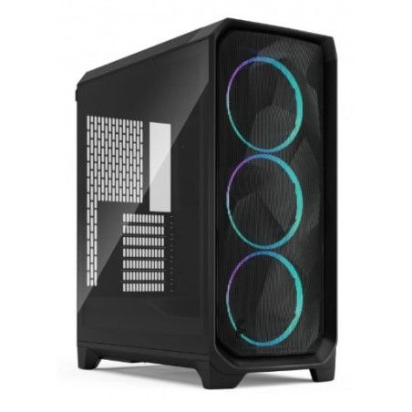 Case fractal design meshify 3 rgb tg midi tower atx 50l nero [fd-c-mes3a-06]