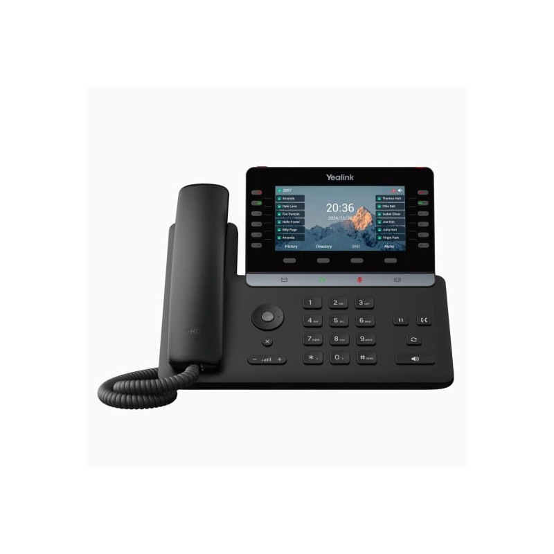 Telefono fisso 5.5" yealink sip-t85w voip wi-fi bluetooth