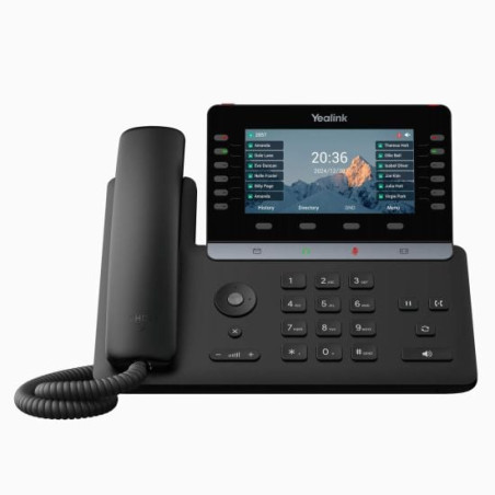 Telefono fisso 5.5" yealink sip-t85w voip wi-fi bluetooth