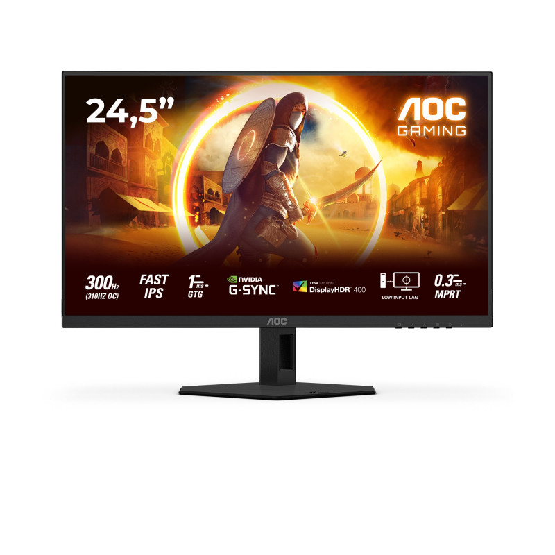 Monitor led 25'' aoc 25g4sre gaming full-hd 1920x1080p/1ms/classe