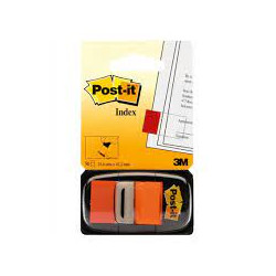 Segnapagina post-it 50 fogli 680-4 arancio 25.4x43.6mm [4650.]