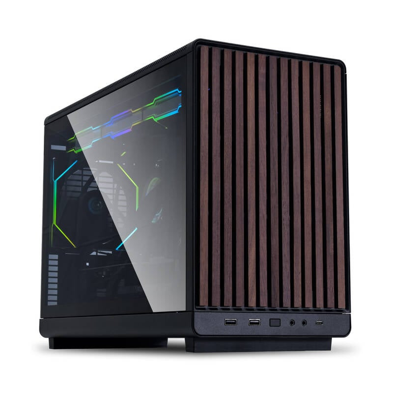 Case lian li dan a3 matx wood edition mini-tower micro-atx