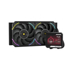 Dissipatore cpu a liquido valkyrie 120mm nero [vk-aiov240b]