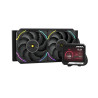 Dissipatore cpu a liquido valkyrie 120mm nero [vk-aiov240b]