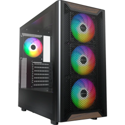 Case montech xr wood midi-tower atx nero [xr wood (b)]