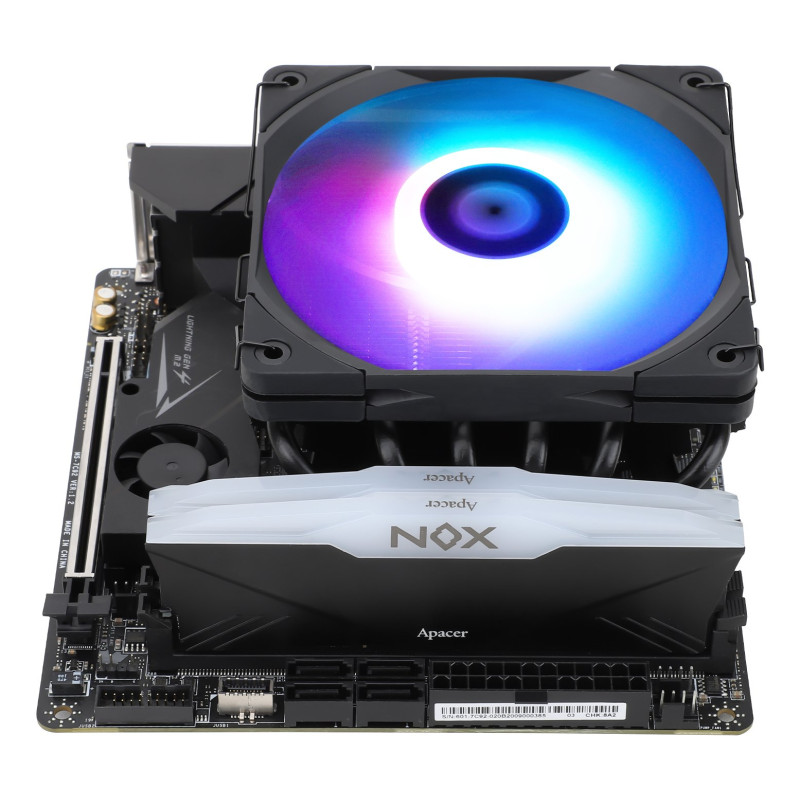 Dissipatore/radiatore cpu a ventola thermalright axp120 x67 argbl