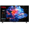 Tv led 55" tcl 55p69k 4k uhd 3840x2160p smart tv classe e nero
