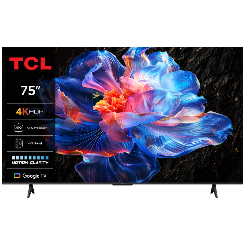Tv led 75'' tcl 75p69k 4k uhd 3840x2160p smart tv classe