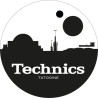panno giradischi technics tatooine antiscivolo 12'' bianco/nero