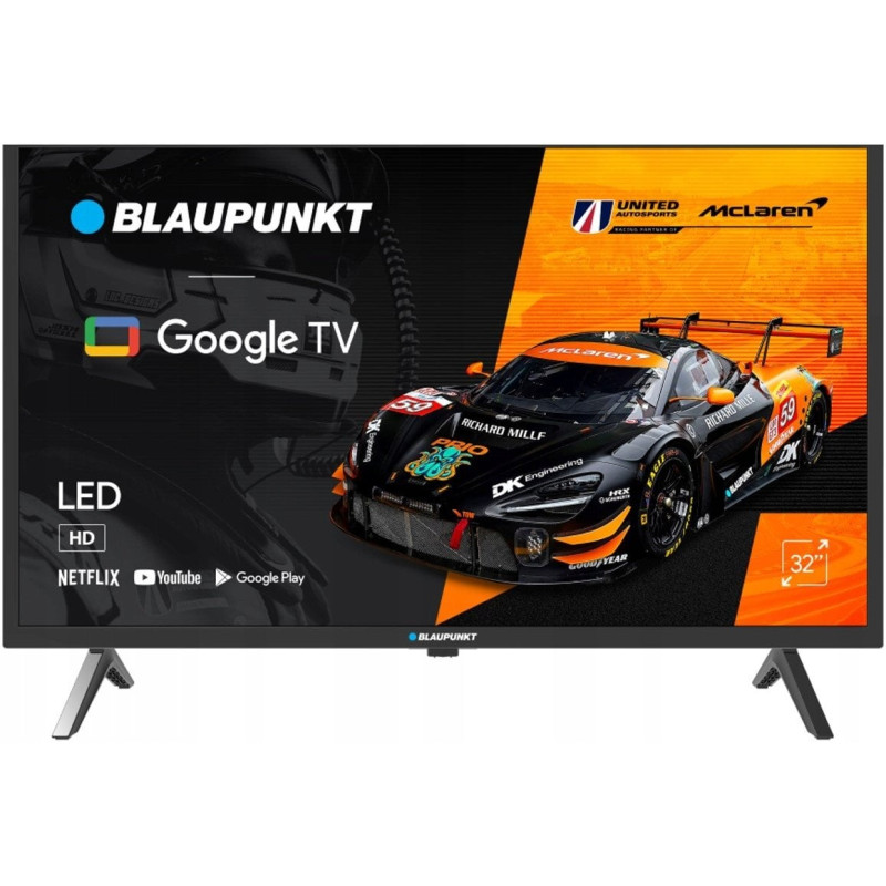 Tv led 32" blaupunkt 32wgc5500s hd ready 1366x768p smart tv