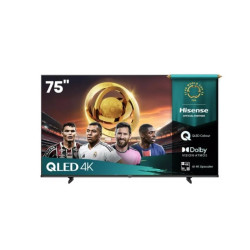 Tv qled 75'' hisense 75e7q smart tv 4k ultra hd 3840x2160