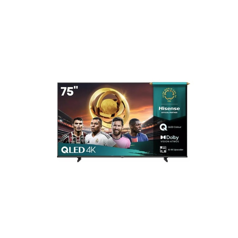 Tv qled 75'' hisense 75e7q smart tv 4k ultra hd 3840x2160
