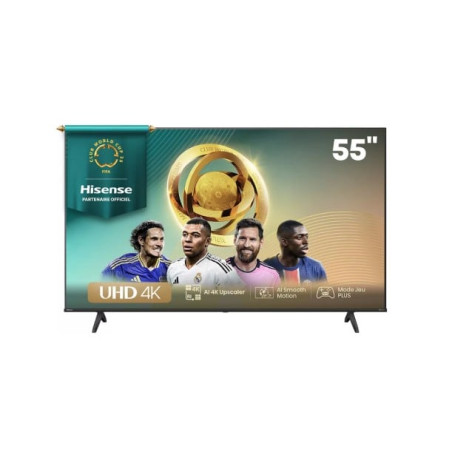Tv l ed 55'' hisense 55a6q smart tv 4k ultra hd 3840x2160