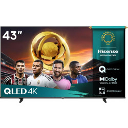 Tv qled 43'' hisense 43e79q smart tv 4k ultra hd 3840x2160