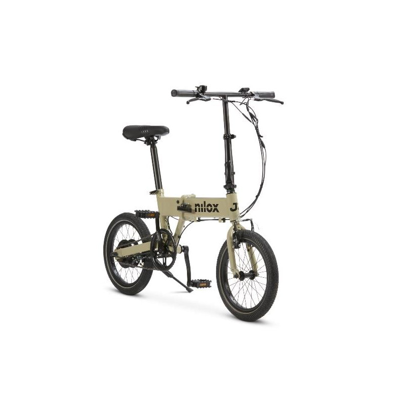 Bicicletta elettrica nilox nxebj2 16'' acciaio grigio [nxebj2]