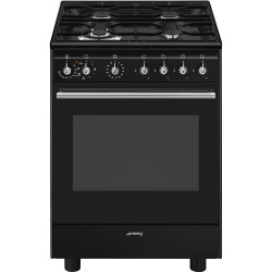 Forno elettrica smeg cx61gmbl combinato con piano cottura a gaz 60cm