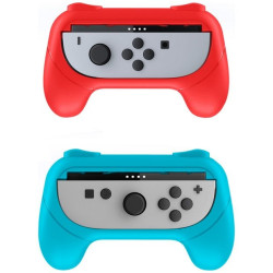 Set di impugnature nacon dual joy-con per nintendo switch 2 rosso/blu