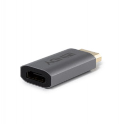 Adattatore lindy 41095 da displayport/hdmi tipo a grigio [lindy41095]