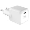 Alimentatore da rete tucano gan usb-c 20w bianco