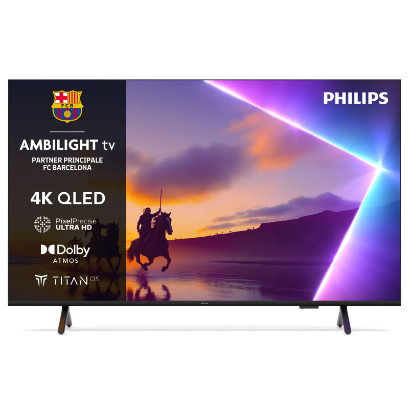 Tv led 75" philips 75pus8510 4k uhd 3840x2160p smart tv classe