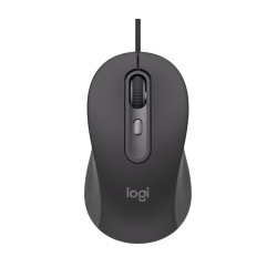 Mouse logitech m520 cablato 4000dpi grafite [910-007511]
