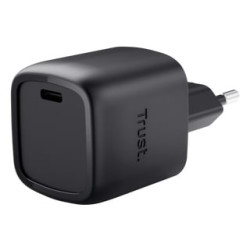 Caricabatterie trust maxo usb-c gan 30w nero [25519]