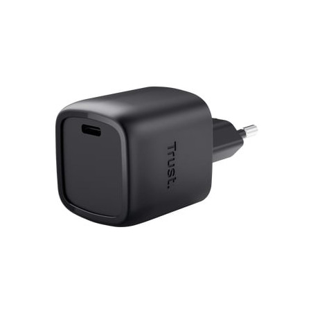 Caricabatterie trust maxo usb-c gan 30w nero [25519]