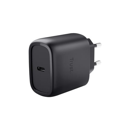 Alimentatore da rete trust maxo 45w usb-c gan + cavo 2m nero