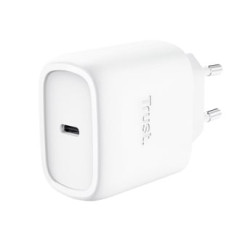 Alimentatore da rete trust maxo 45w usb-c gan + cavo 2m bianco