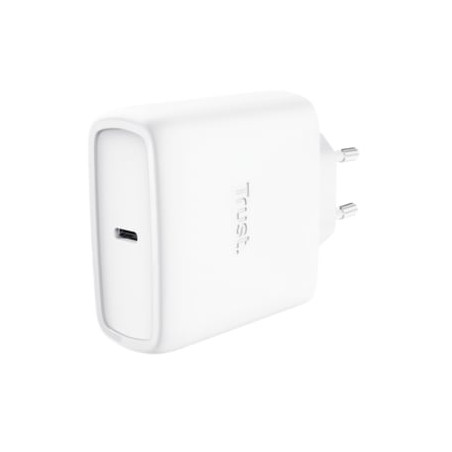 Alimentatore da rete trust maxo 65w usb-c gan + cavo 2m bianco