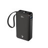 Batteria portatile vultech vpb-lp10 powerbank lcd 10000mah usb