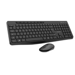 Tastiera vultech con mouse nero [km-841w]