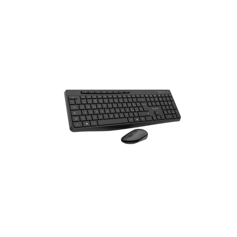 Tastiera vultech con mouse nero [km-841w]
