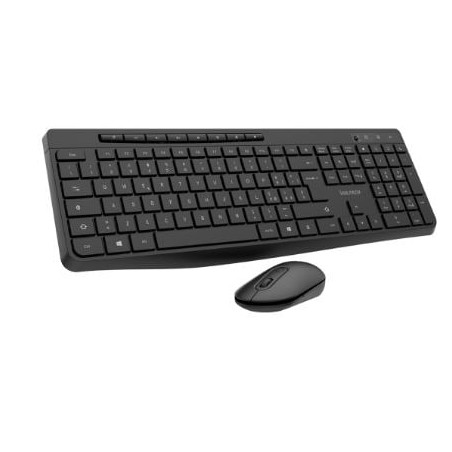 Tastiera vultech con mouse nero [km-841w]