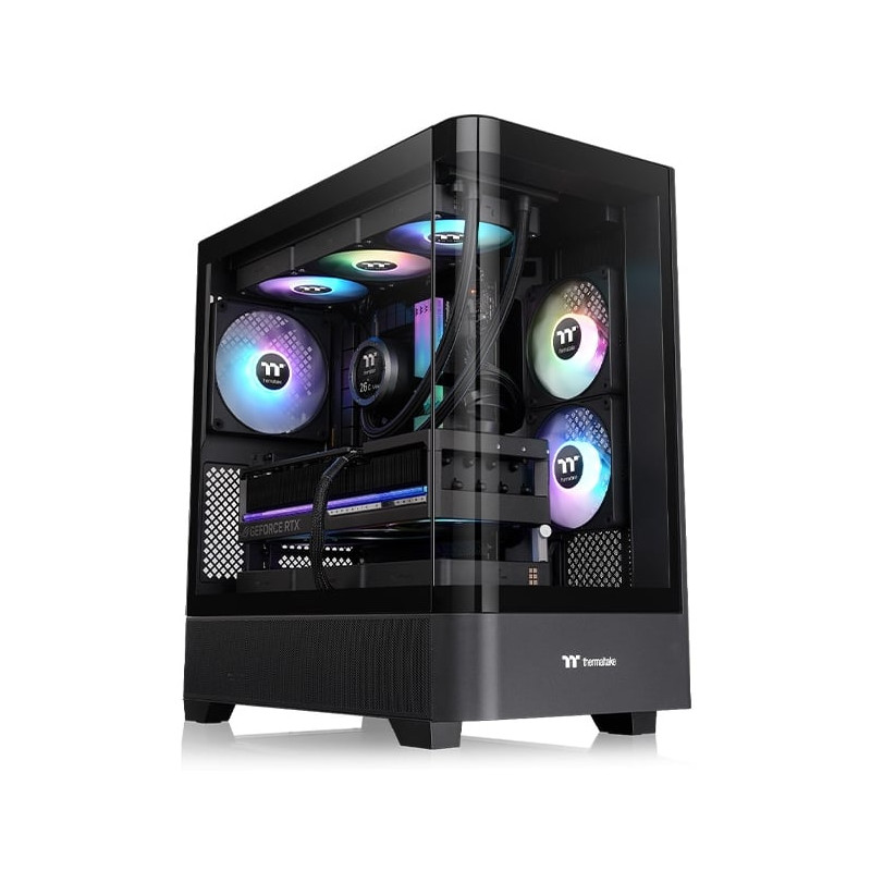 Case thermaltake view 290 tg argb midi tower atx nero [ca-11g-00m1wn-00]