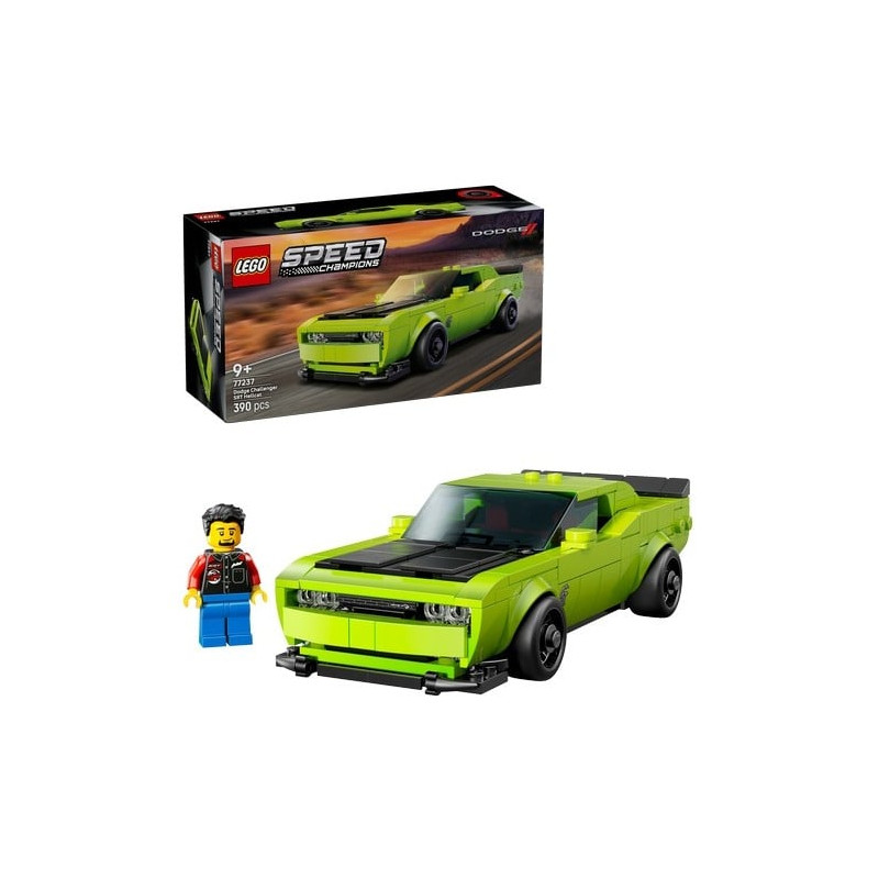 Set di costruzione lego dodge challenger srt hellcat 390pz [77237]