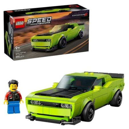 Set di costruzione lego dodge challenger srt hellcat 390pz [77237]