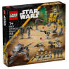 Set di gioco lego star wars 327th star corps clone troopers battle
