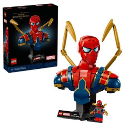 Set di gioco lego busto di iron spider-man 379pz [76326]