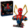Set di gioco lego busto di iron spider-man 379pz [76326]