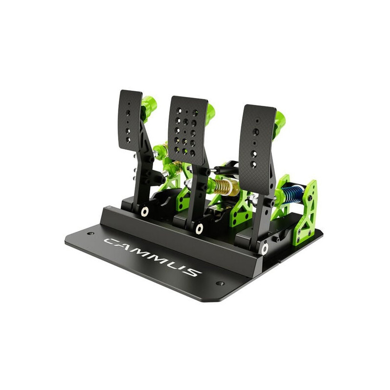 Set di pedali cammus lc200 in alluminio/acciaio nero