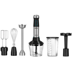 Set frullatore a immersione mpm mbl-42m 0.80l 1500w nero [mbl-42m]