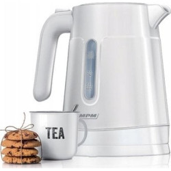Bollitore elettrico mpm mcz-119 senza fili 1l 2200w bianco [mcz-119]