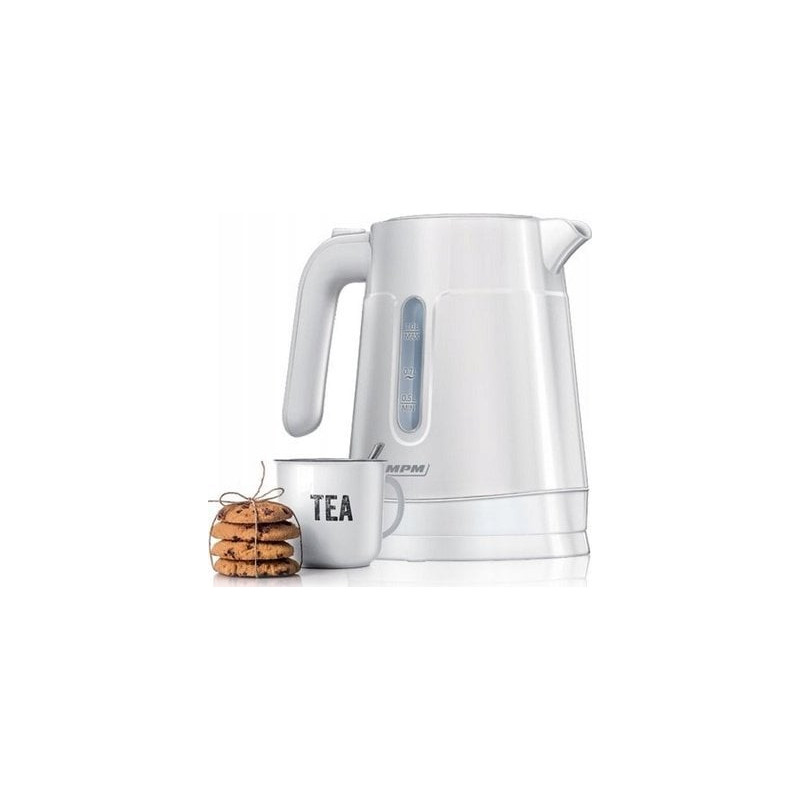 Bollitore elettrico mpm mcz-119 senza fili 1l 2200w bianco [mcz-119]