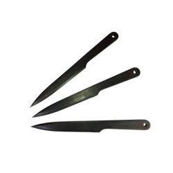 Set di coltelli da lancio kal22-sr freccette 275mm nero 3pz [kal22-sr]