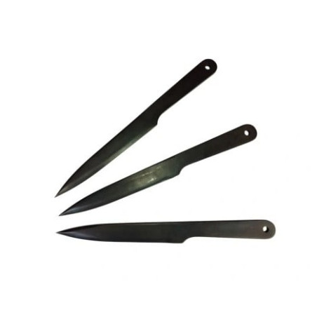 Set di coltelli da lancio kal22-sr freccette 275mm nero 3pz [kal22-sr]