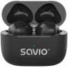 Auricolari savio tws-02 pro wireless/bluetooth nero [tws-02